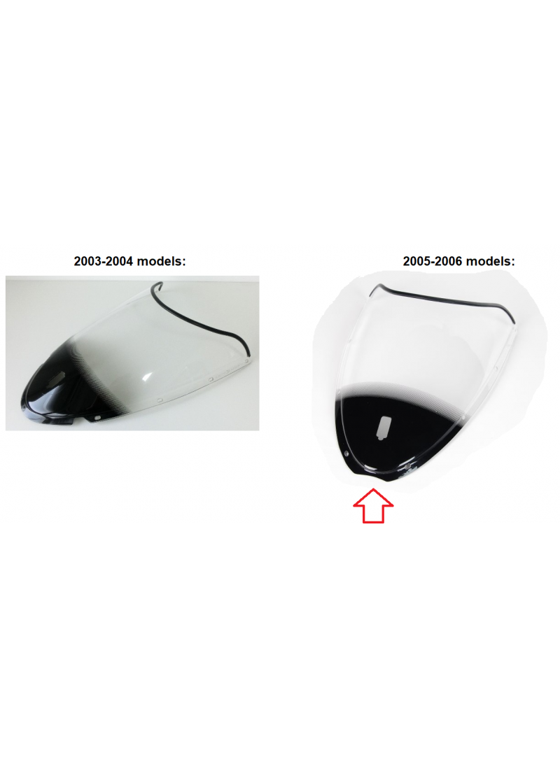 Ermax high windscreen Ducati 749 999 749S 749R 999S 999R 2003-2006