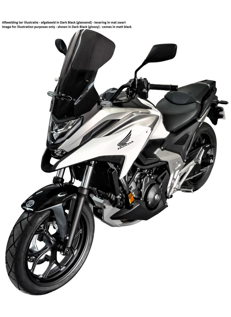 Ermax Touring Windshield (48cm) Honda NC750 2021-2022 Matt Black