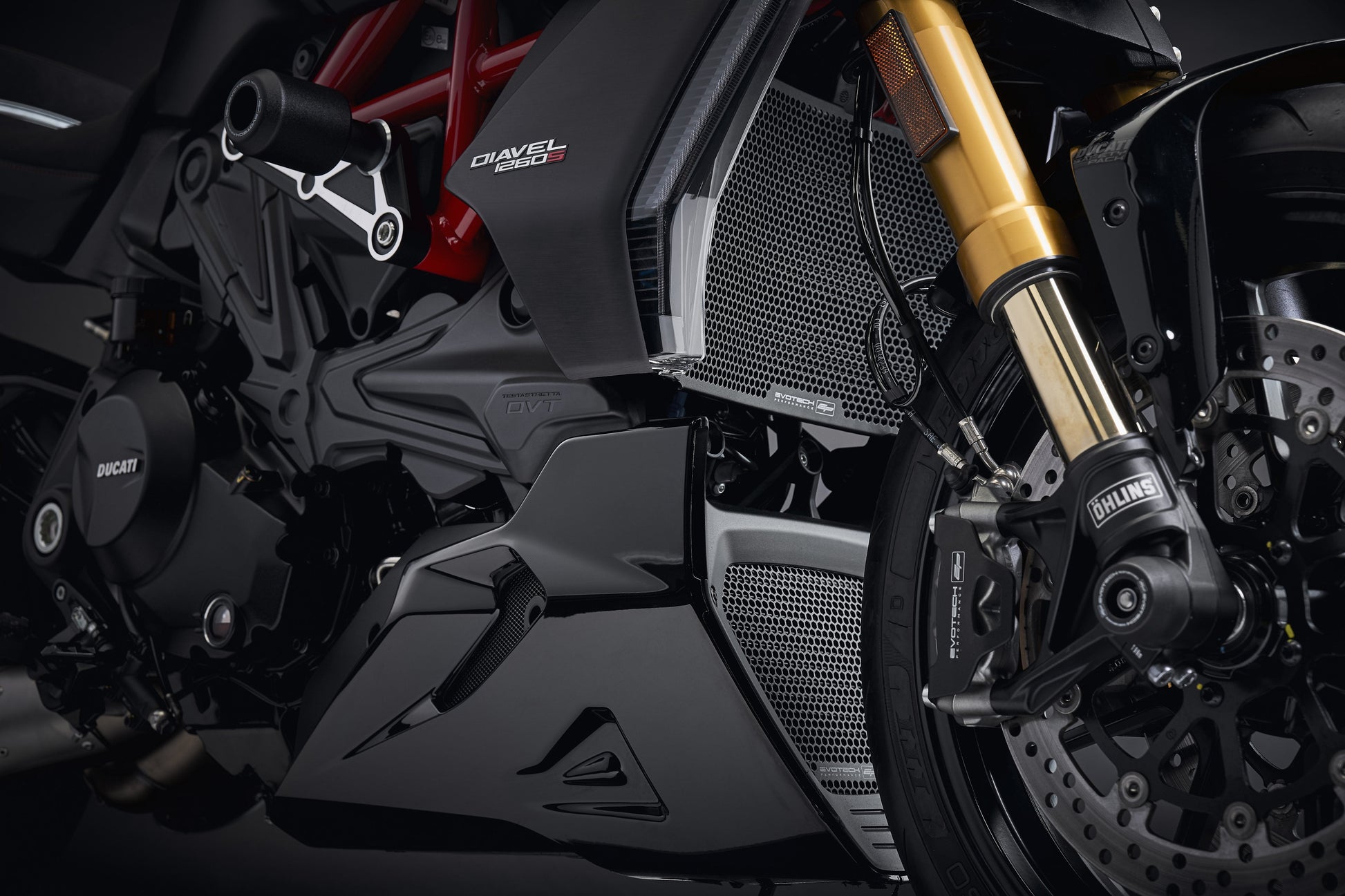 Evotech Ducati Diavel 1260 Lamborghini Radiator en Oliekoeler Covers Set (2021)