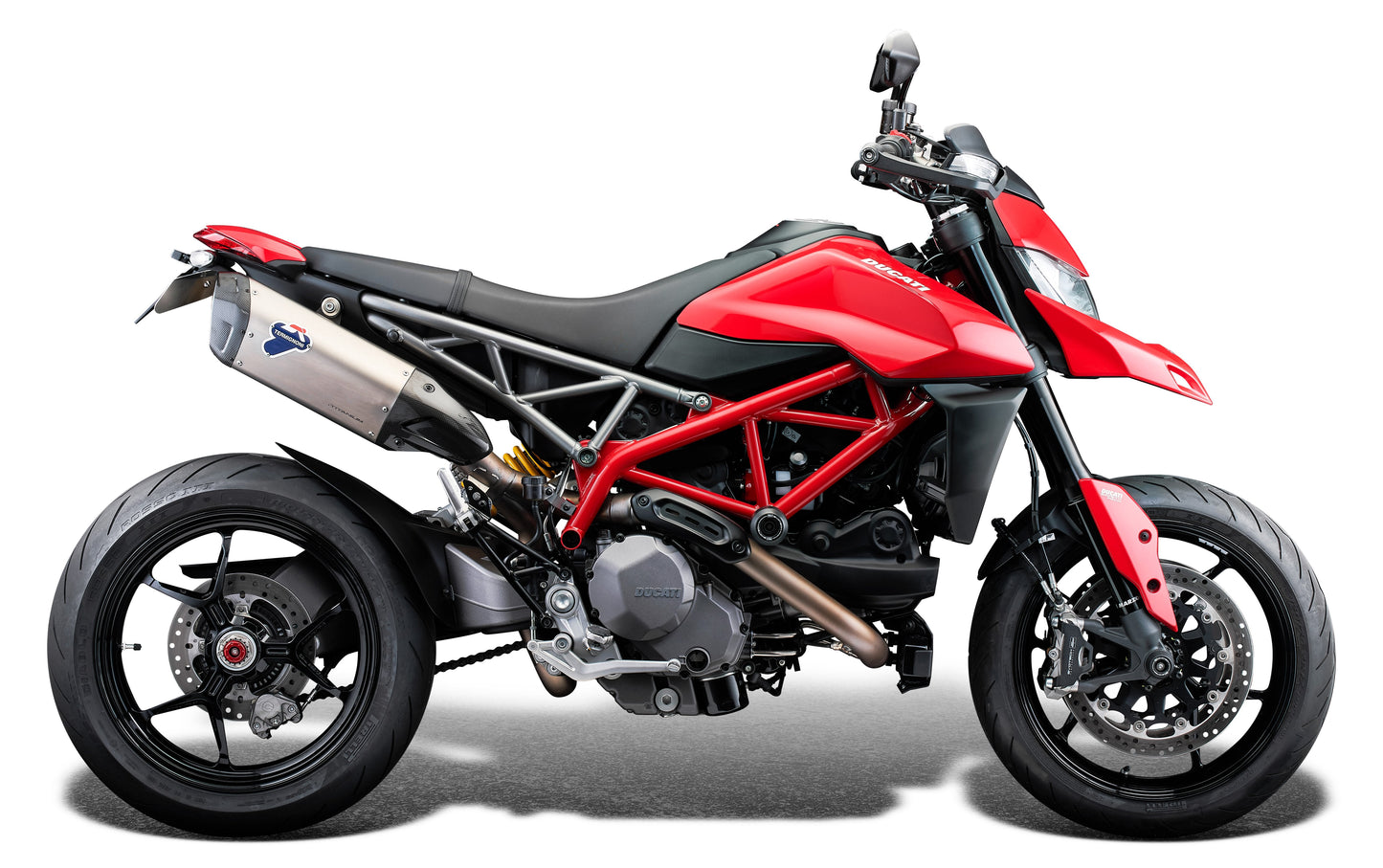 Evotech Ducati Hypermotard 950 SP Kentekenplaathouder (2019-2025) (Termignoni Single Race Exhaust Compatible)