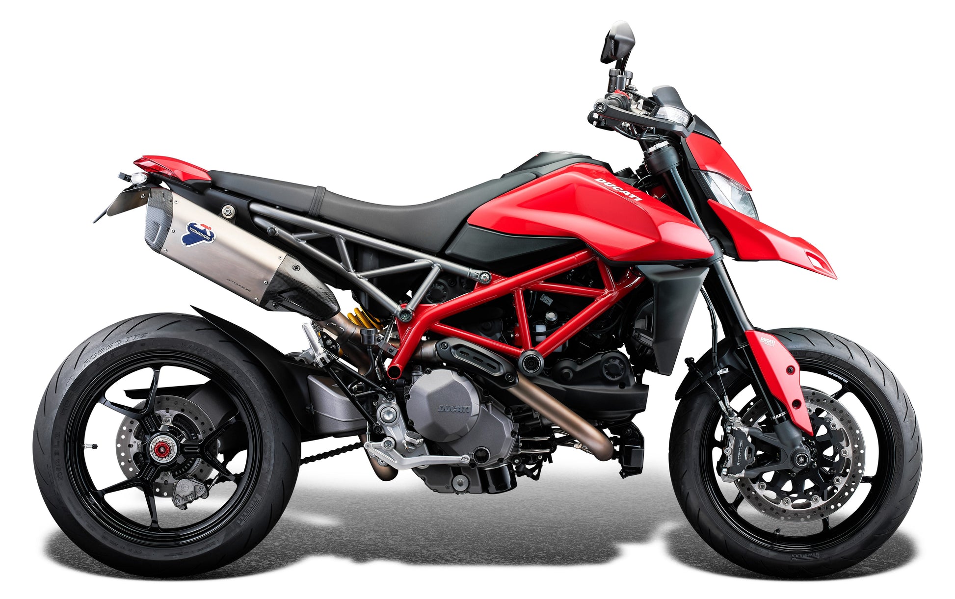 Evotech Ducati Hypermotard 950 RVE Kentekenplaathouder (2020-2025) (Termignoni Single Race Exhaust Compatible)
