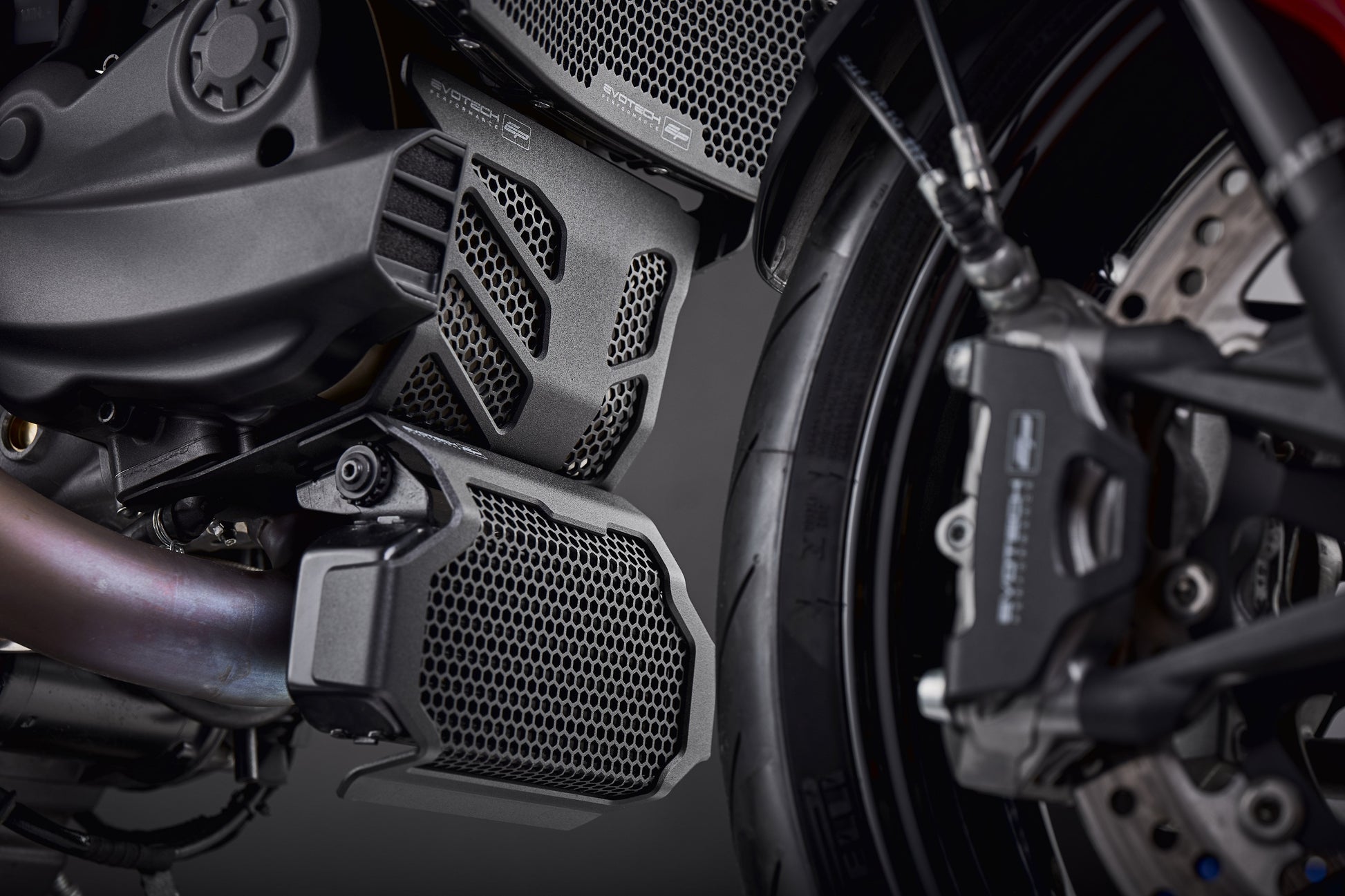 Evotech Ducati Hypermotard 950 RVE Oliekoeler Beschermer (2020-2025)