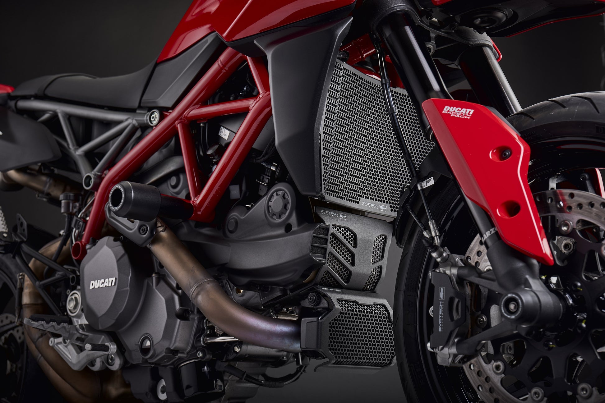 Evotech Ducati Hypermotard 950 Radiator & Engine en Oliekoeler Covers Set (2019-2025)