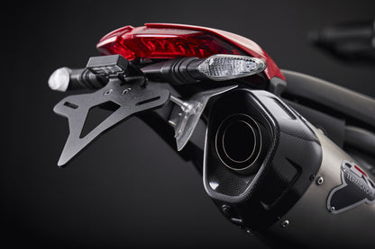 Evotech Ducati Hypermotard 950 SP Kentekenplaathouder (2019-2025) (Termignoni Single Race Exhaust Compatible)