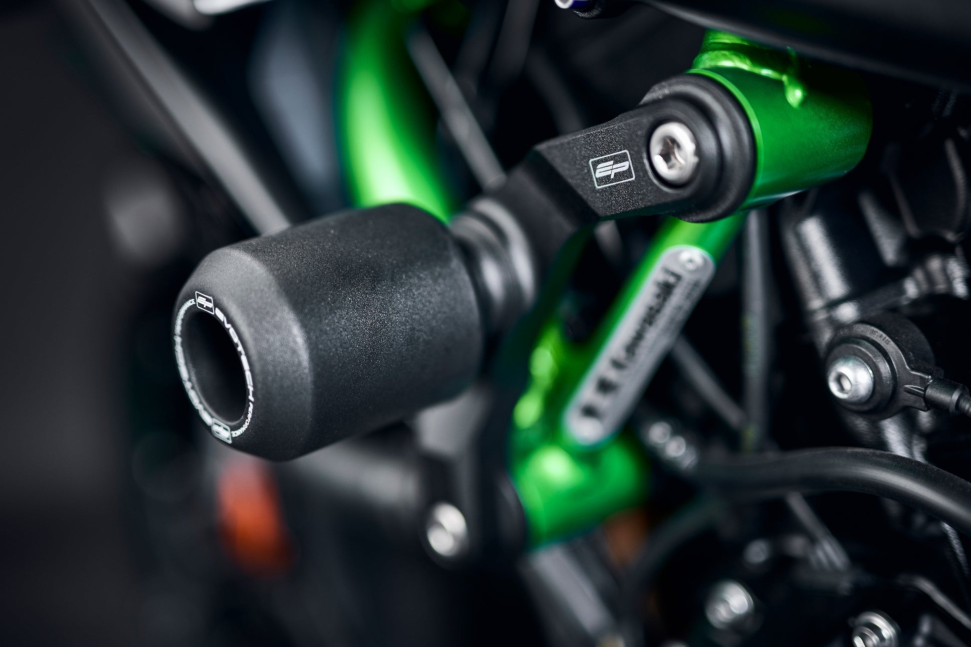 Evotech Kawasaki Z H2 SE Main Frame Valblokken set (2021+)