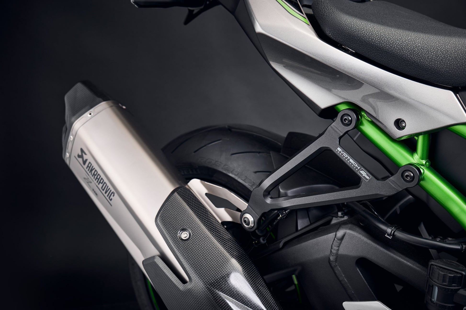 Evotech Kawasaki Z H2 Performance Uitlaatsteun Kit (2020+)