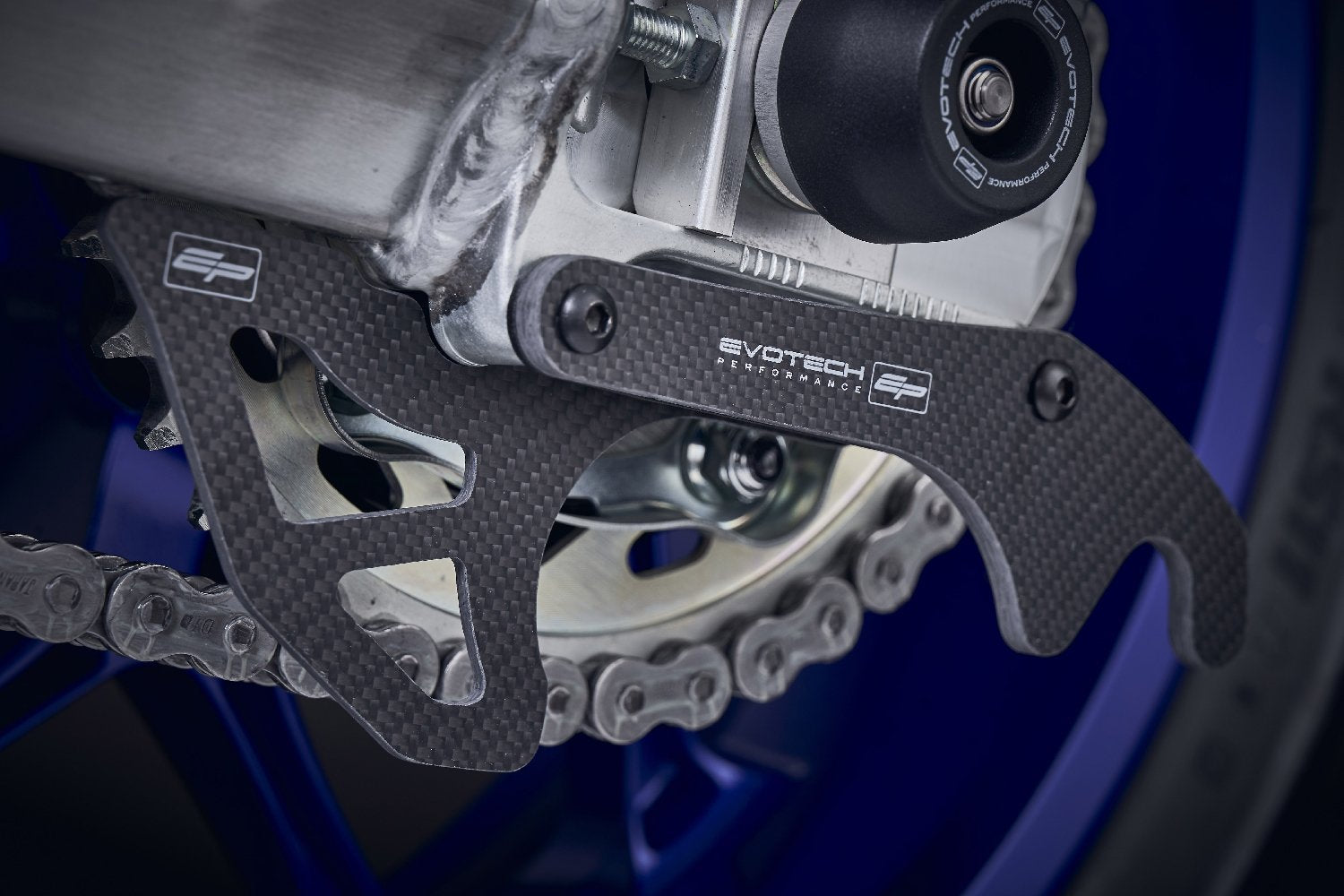 Evotech Yamaha MT-10 SP Carbon Fibre Toe Guard - GP Style Paddock Stand Plates (2016 - 2021)