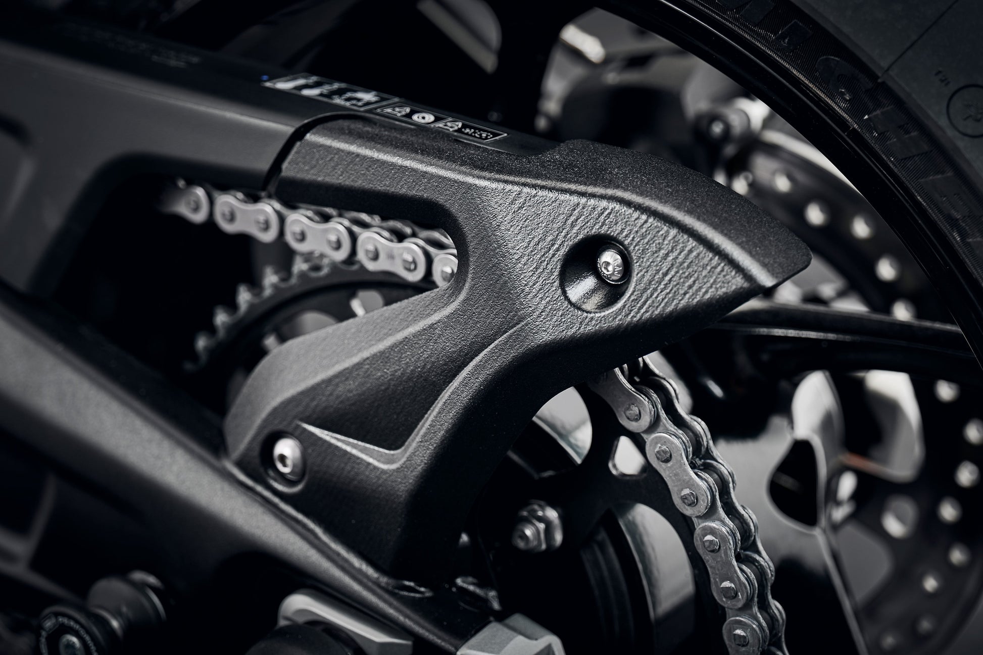 Evotech Triumph Trident Chain Guard Swingarm Cover (2025+)