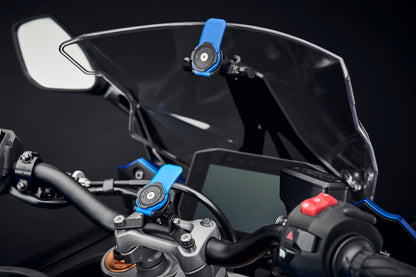 Navigatiesteun (stuurklemmontage) Evotech Performance voor Quad Lock - Suzuki GSX-S1000GX + (Plus) (2024+)