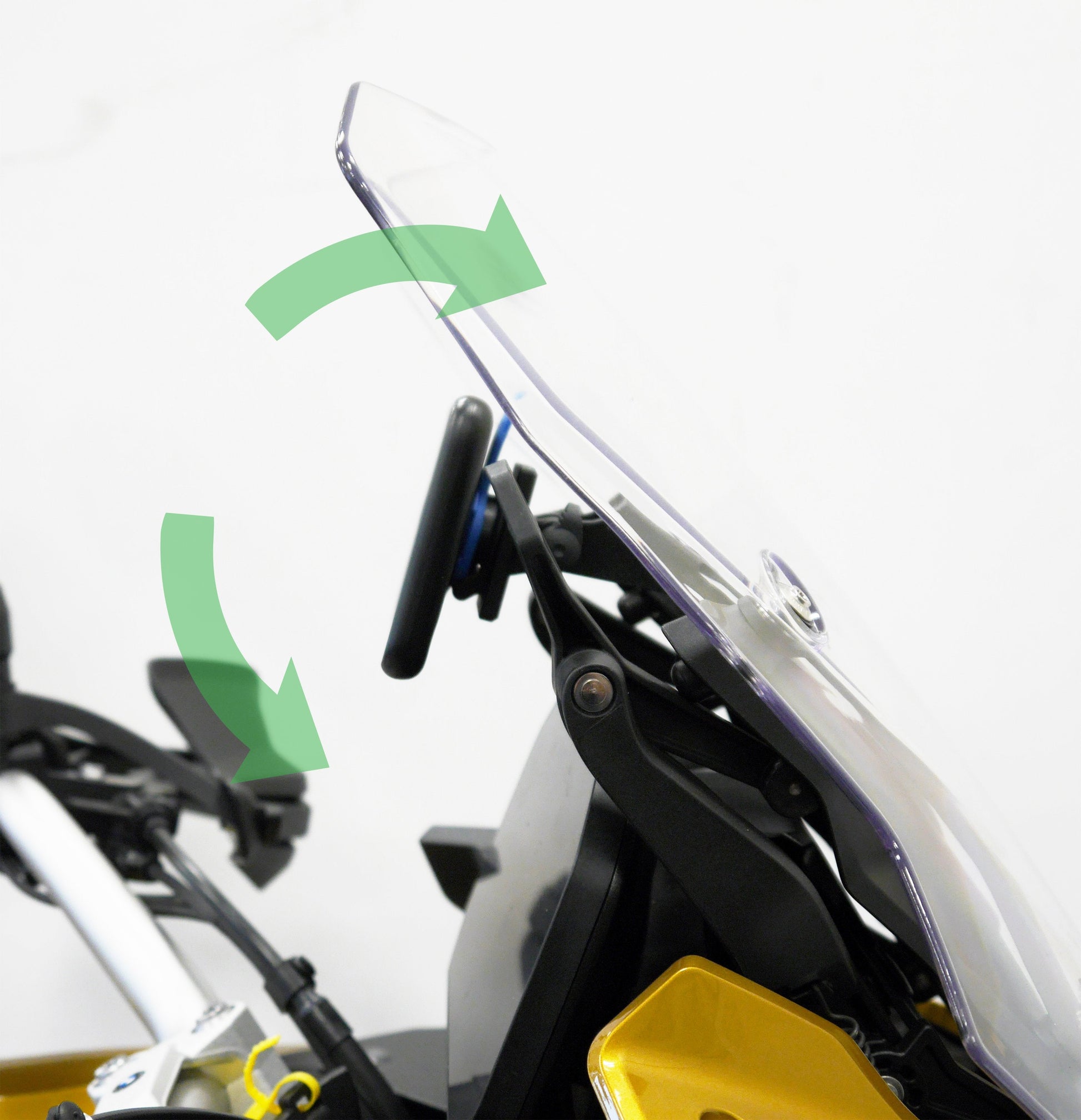 Navigatiesteun (windscherm montage) Evotech Performance voor Quad Lock - BMW F 900 XR (2020+)