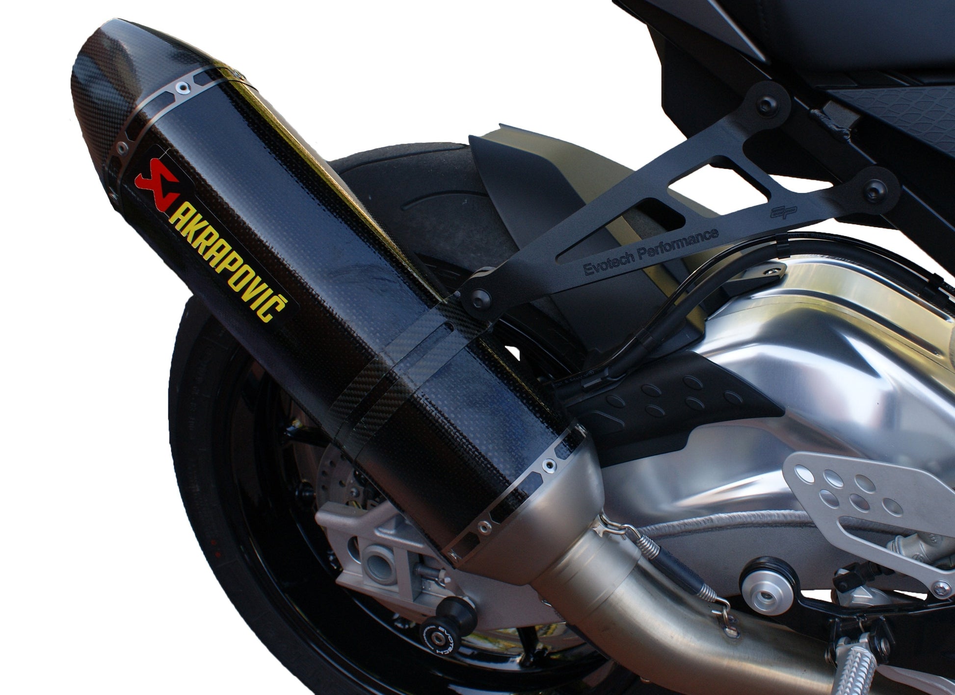 Evotech BMW S 1000 RR Akrapovic Uitlaatsteun & Duosteun Vervanger Kit (2012 - 2014)