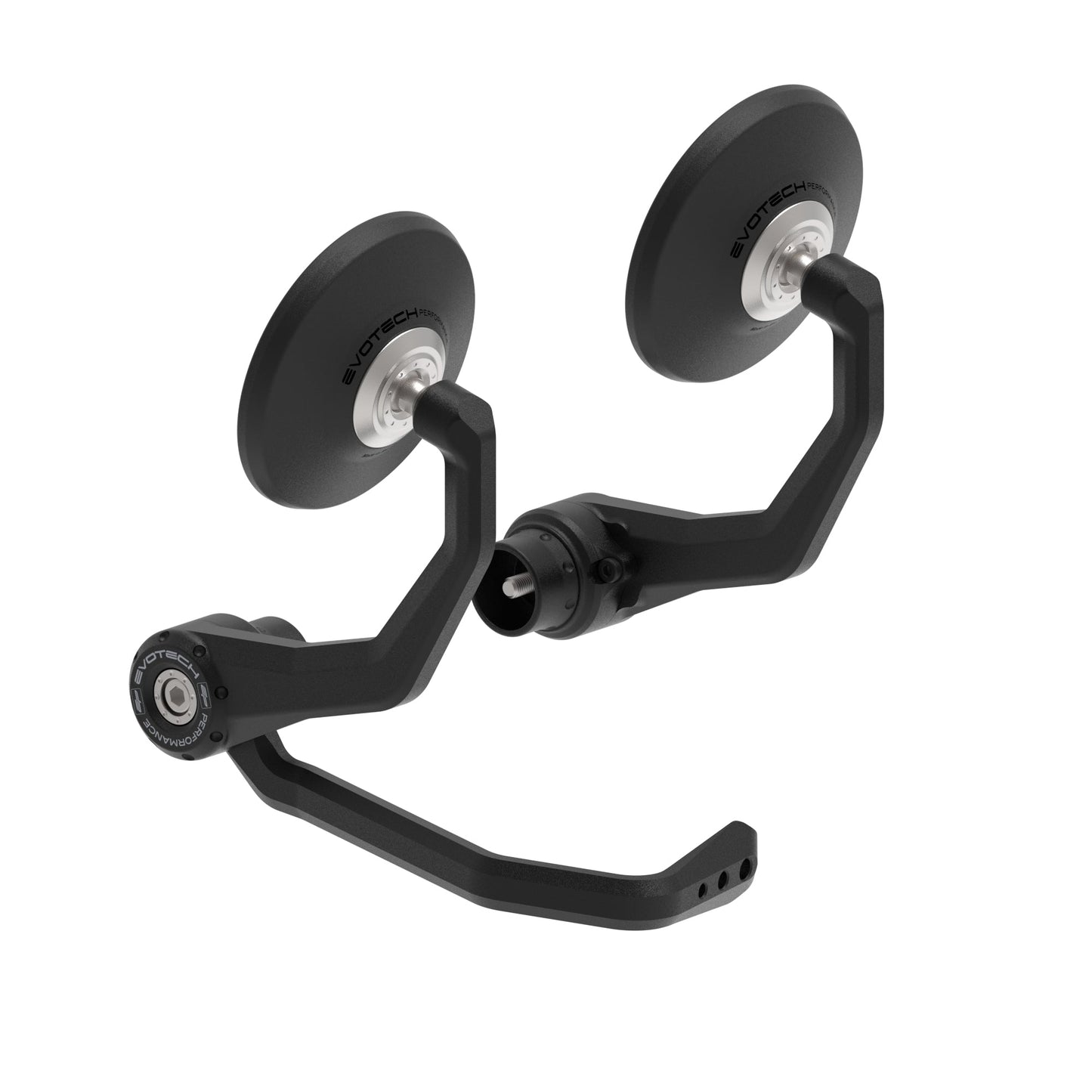 Bar End Spiegels (Retro) incl. Remhendel Beschermer Set Evotech - Triumph Trident 660 (2026+)