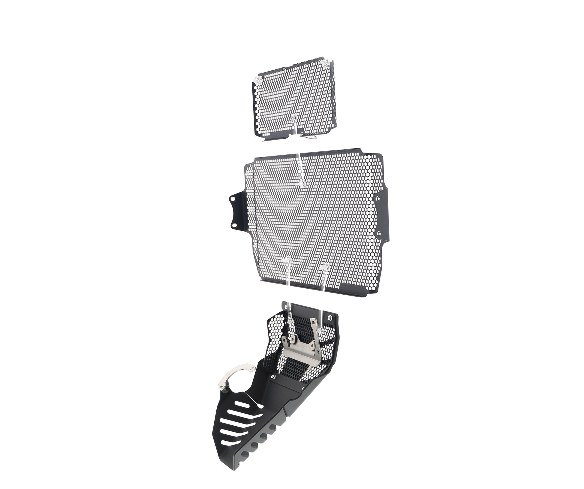 Evotech Ducati Multistrada 1200 Radiatorcover Oliekoelercover en Motorblok Beschermer Set 2015 - 2017