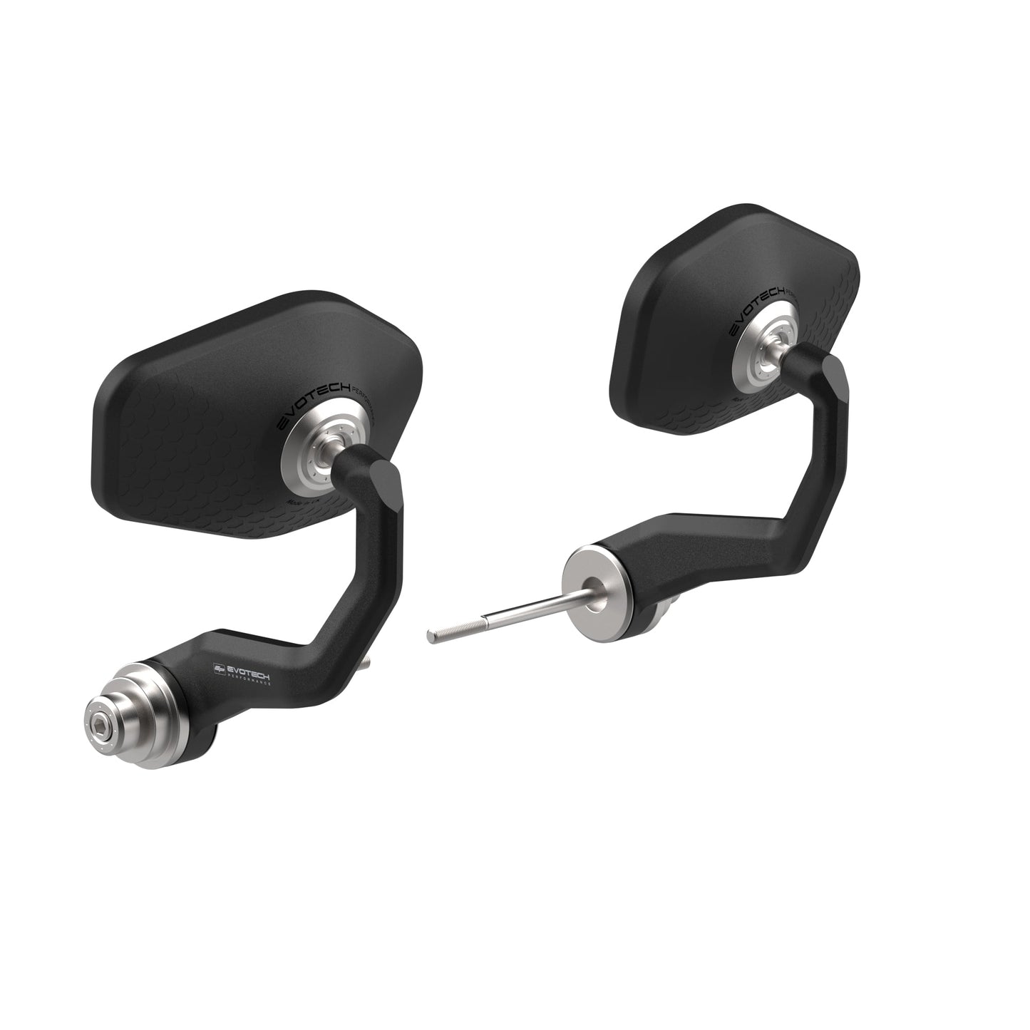 Bar-End Spiegels (Sport) Evotech Handguard - Ducati DesertX V2 (2026+)
