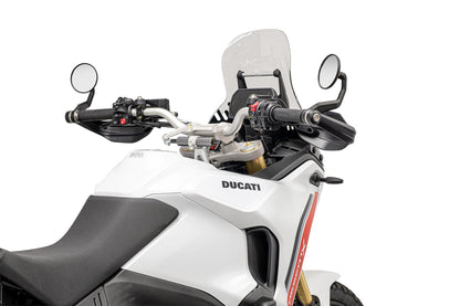 Bar-End Spiegels (Retro) Evotech Handguard - Ducati DesertX V2 (2026+)
