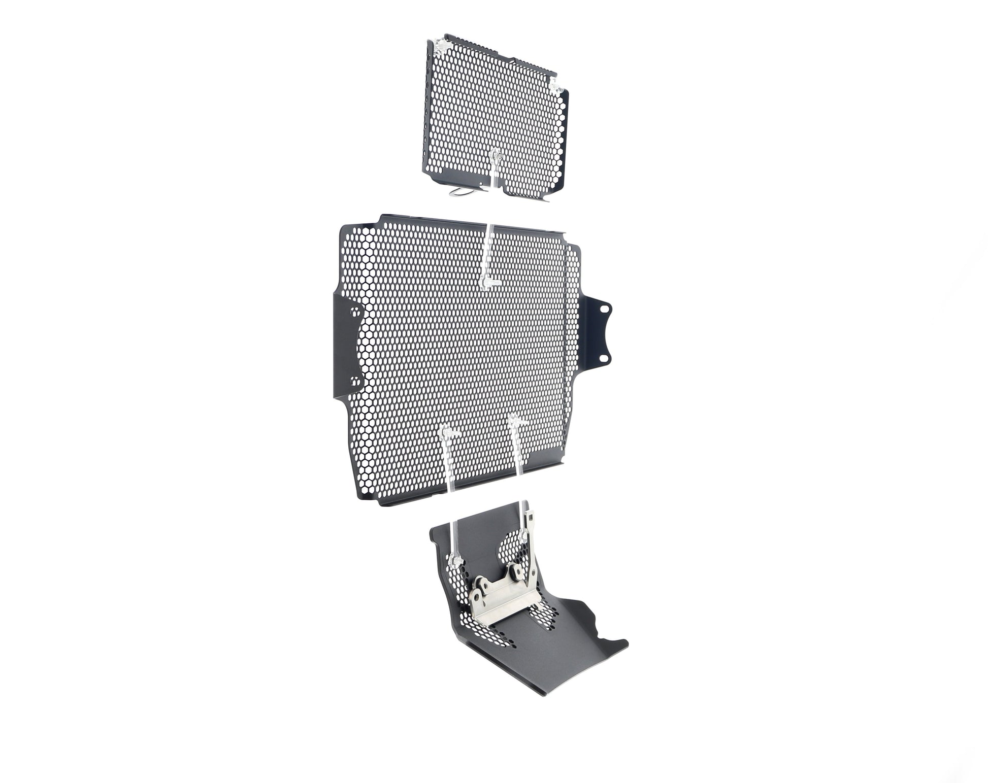 Evotech Ducati Multistrada 1260 Enduro Radiatorcover Oliekoelercover en Motorblok Beschermer Set (2019 - 2021)