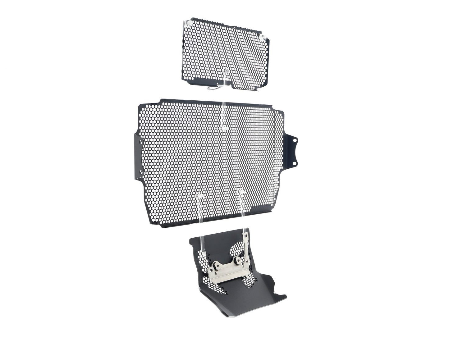Evotech Ducati Multistrada 1260 Enduro Radiatorcover Oliekoelercover en Motorblok Beschermer Set (2019 - 2021)