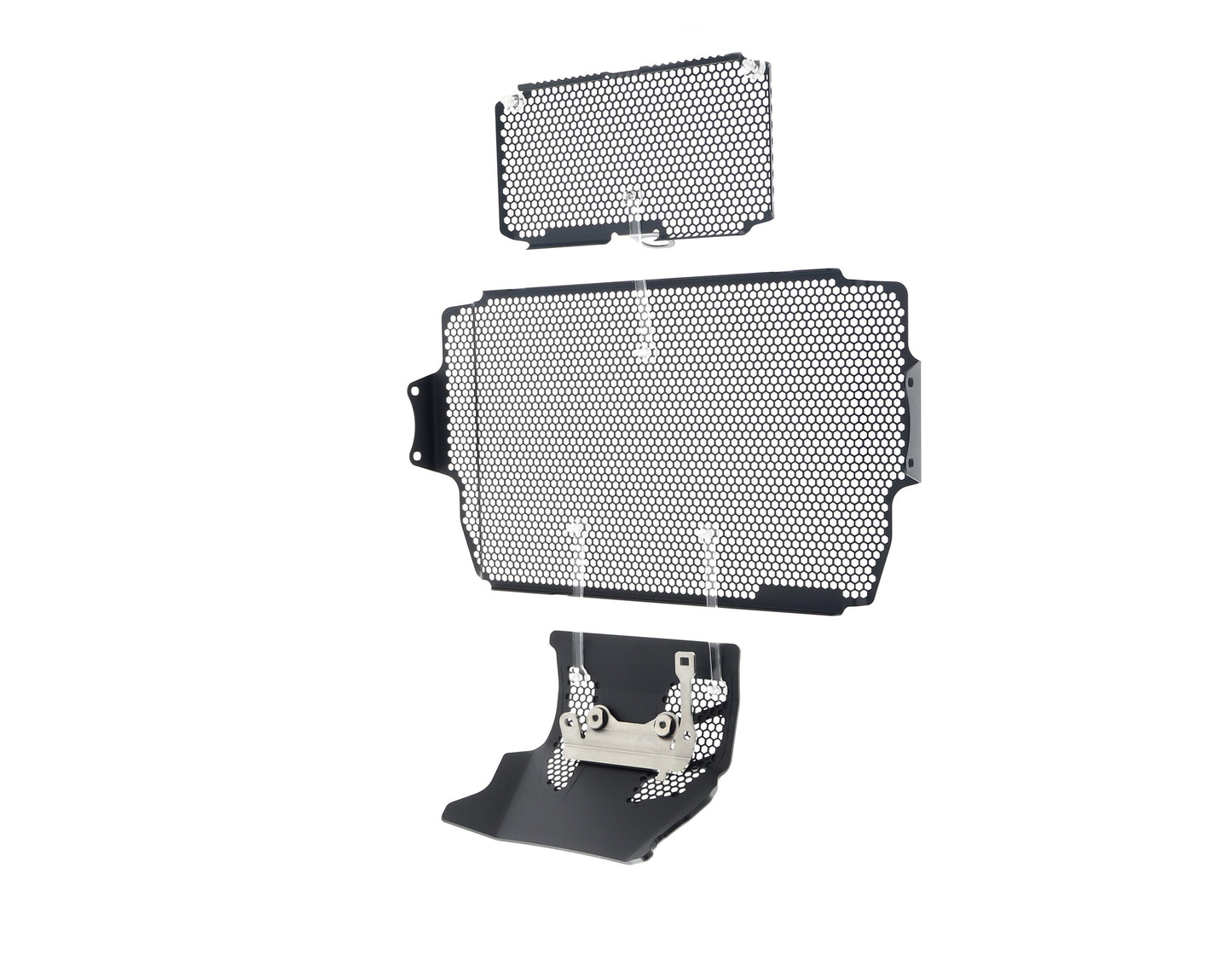Evotech Ducati Multistrada 1260 Enduro Radiatorcover Oliekoelercover en Motorblok Beschermer Set (2019 - 2021)