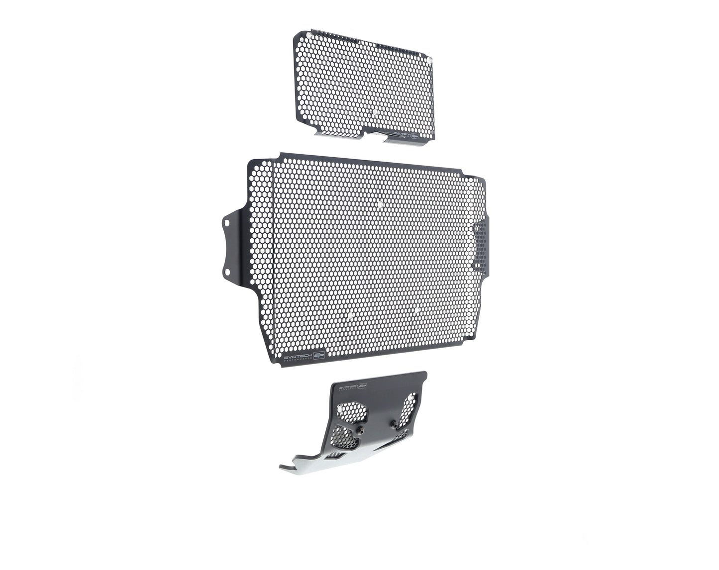 Evotech Ducati Multistrada 1260 Enduro Radiatorcover Oliekoelercover en Motorblok Beschermer Set (2019 - 2021)