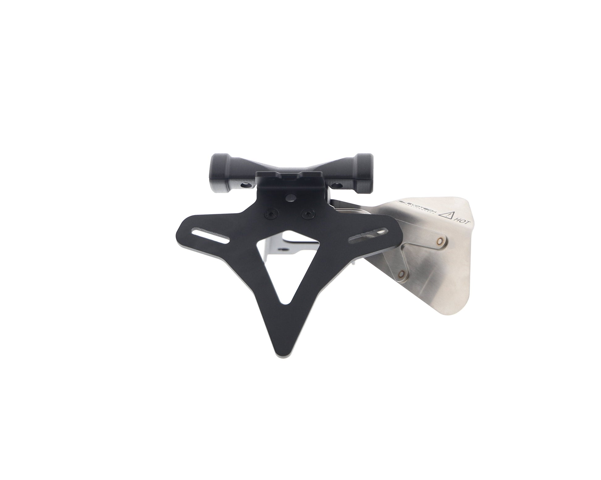 Evotech Ducati Hypermotard 950 RVE Kentekenplaathouder (2020-2025) (Termignoni Single Race Exhaust Compatible)