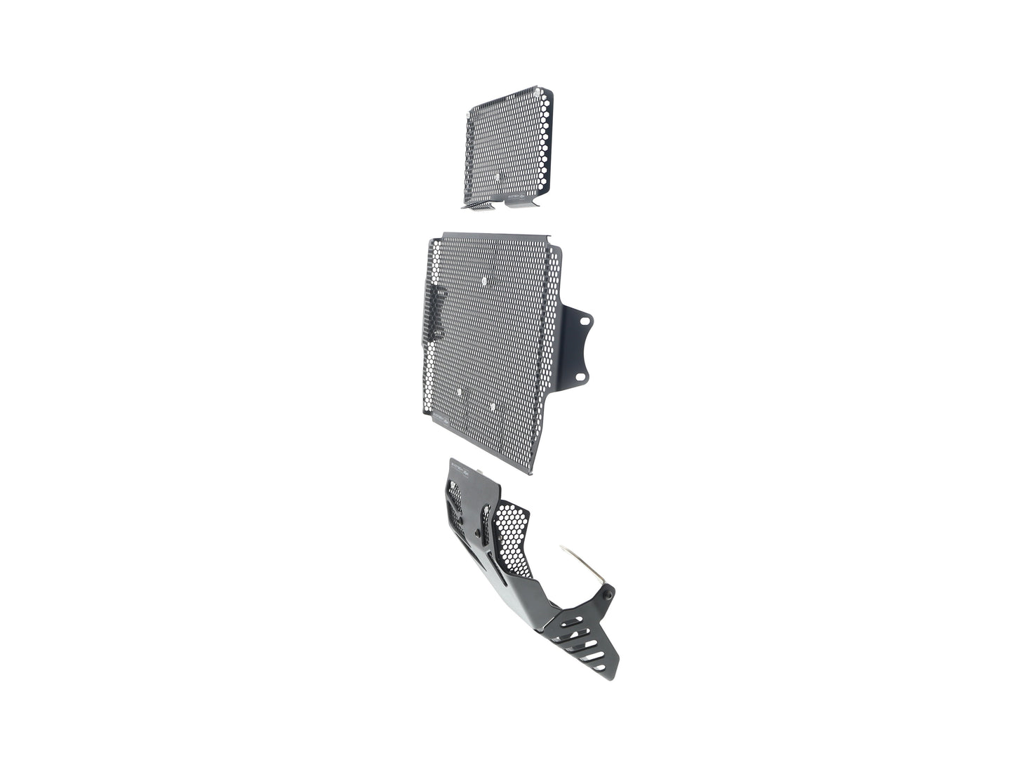 Evotech Ducati Multistrada 1260 Radiatorcover Oliekoelercover en Motorblok Beschermer Set (2018-2020)