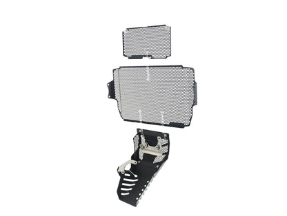 Evotech Ducati Multistrada 1260 S Grand Tour Radiatorcover Oliekoelercover en Motorblok Beschermer Set 2020