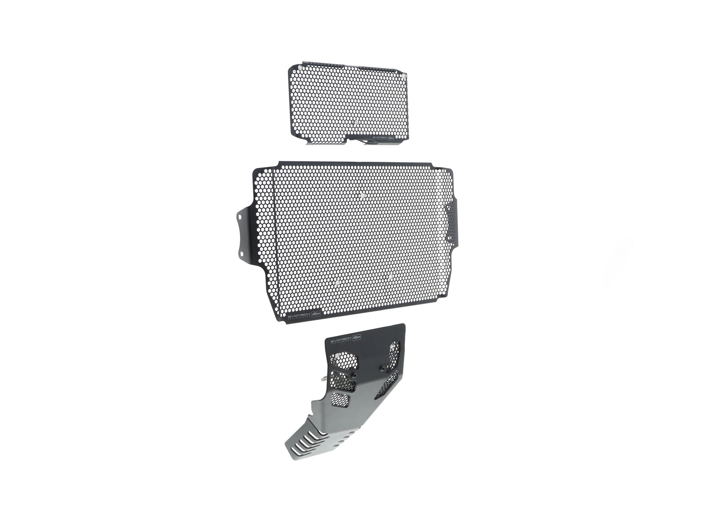 Evotech Ducati Multistrada 1260 Pikes Peak Radiatorcover Oliekoelercover en Motorblok Beschermer Set (2018-2020)
