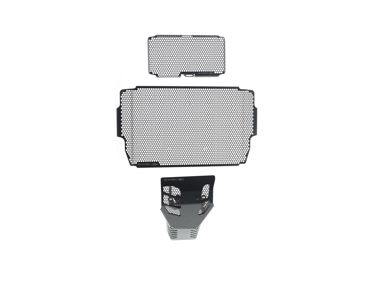 Evotech Ducati Multistrada 1260 S Grand Tour Radiatorcover Oliekoelercover en Motorblok Beschermer Set 2020