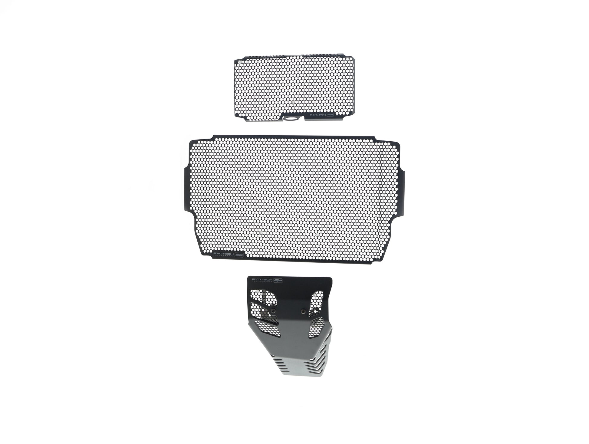 Evotech Ducati Multistrada 1260 S Grand Tour Radiatorcover Oliekoelercover en Motorblok Beschermer Set 2020