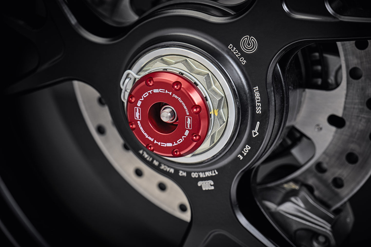 Evotech Voorvork en Achterbrug Beschermer Set - Ducati Diavel 1260 Lamborghini (2021)