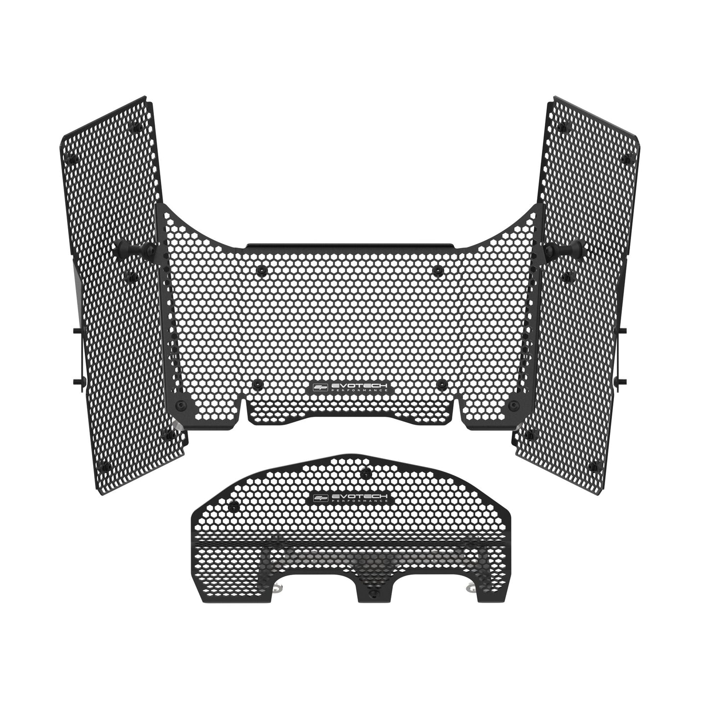 Evotech Multistrada V4 Pikes Peak Radiator Oil Cylinder Head Guard Set (2022+)