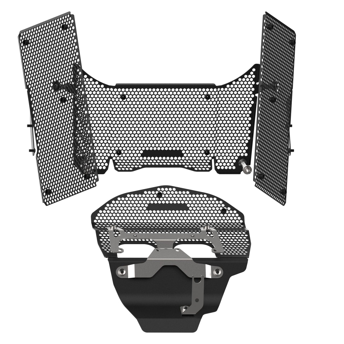 Evotech Multistrada V4 Pikes Peak Radiator Cylinder Head Guard Complete Set (2022+)