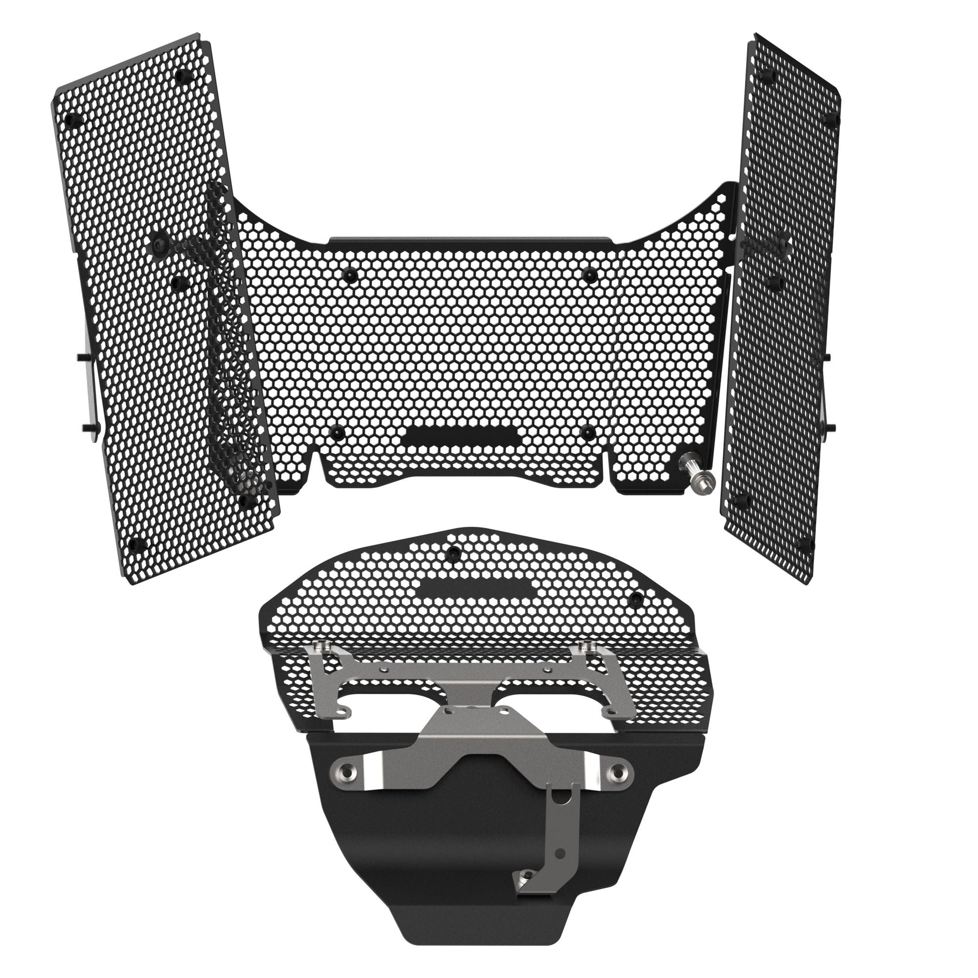 Evotech Multistrada V4 Pikes Peak Radiator Cylinder Head Guard Complete Set (2022+)