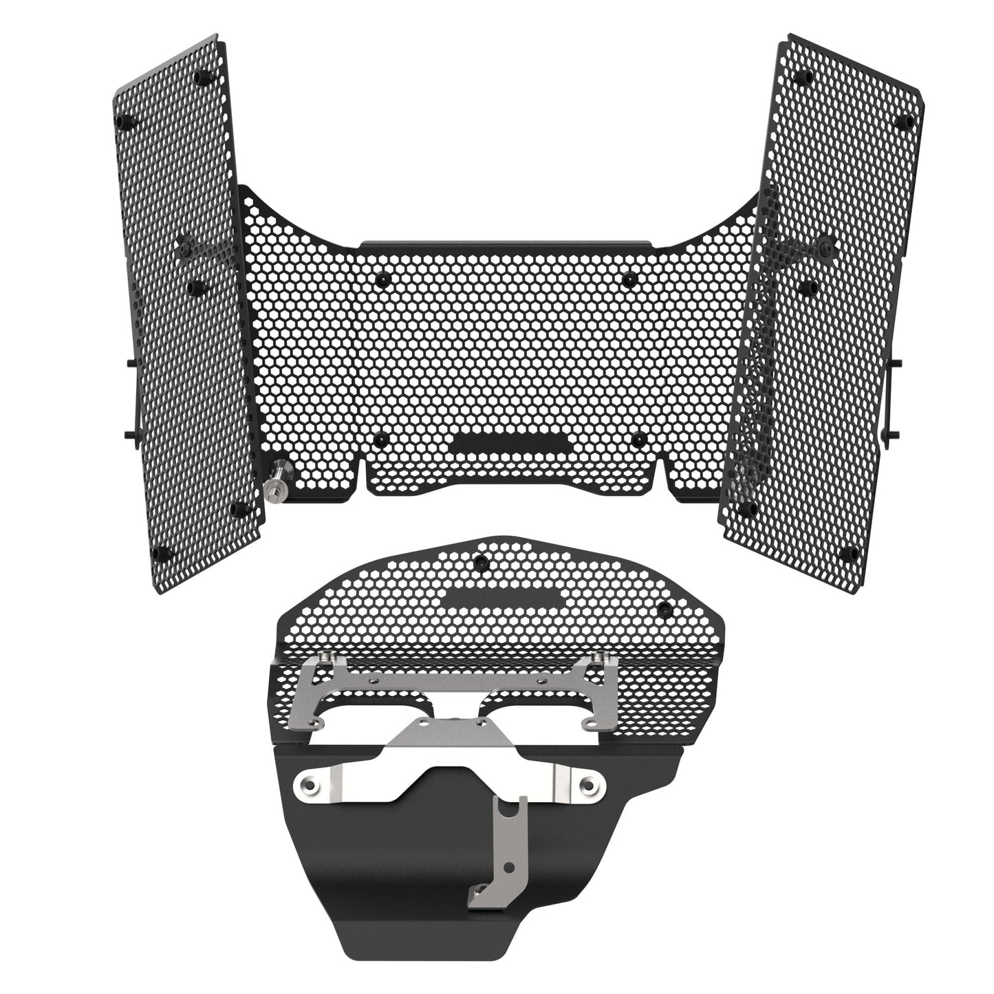 Evotech Ducati Multistrada V4 Radiator Cylinder Head Guard Complete Set (2021+)