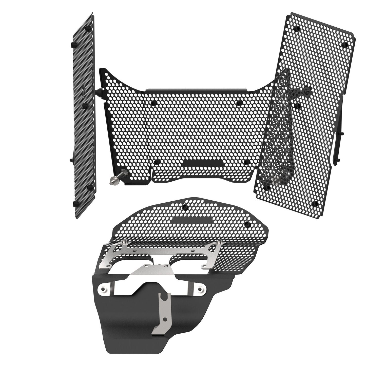 Evotech Ducati Multistrada V4 Radiator Cylinder Head Guard Complete Set (2021+)