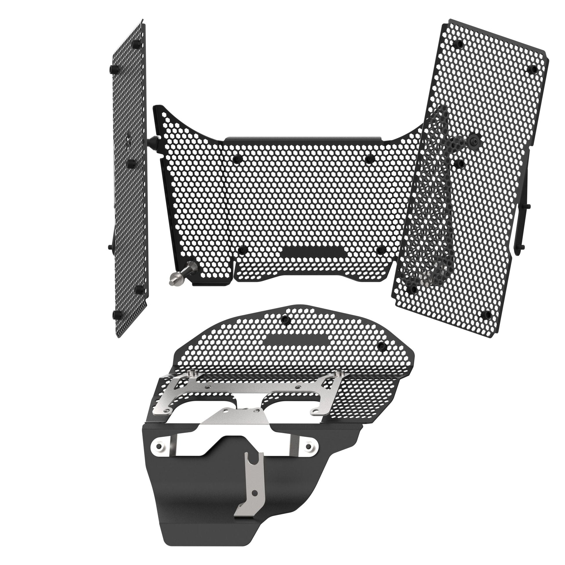 Evotech Ducati Multistrada V4 Radiator Cylinder Head Guard Complete Set (2021+)