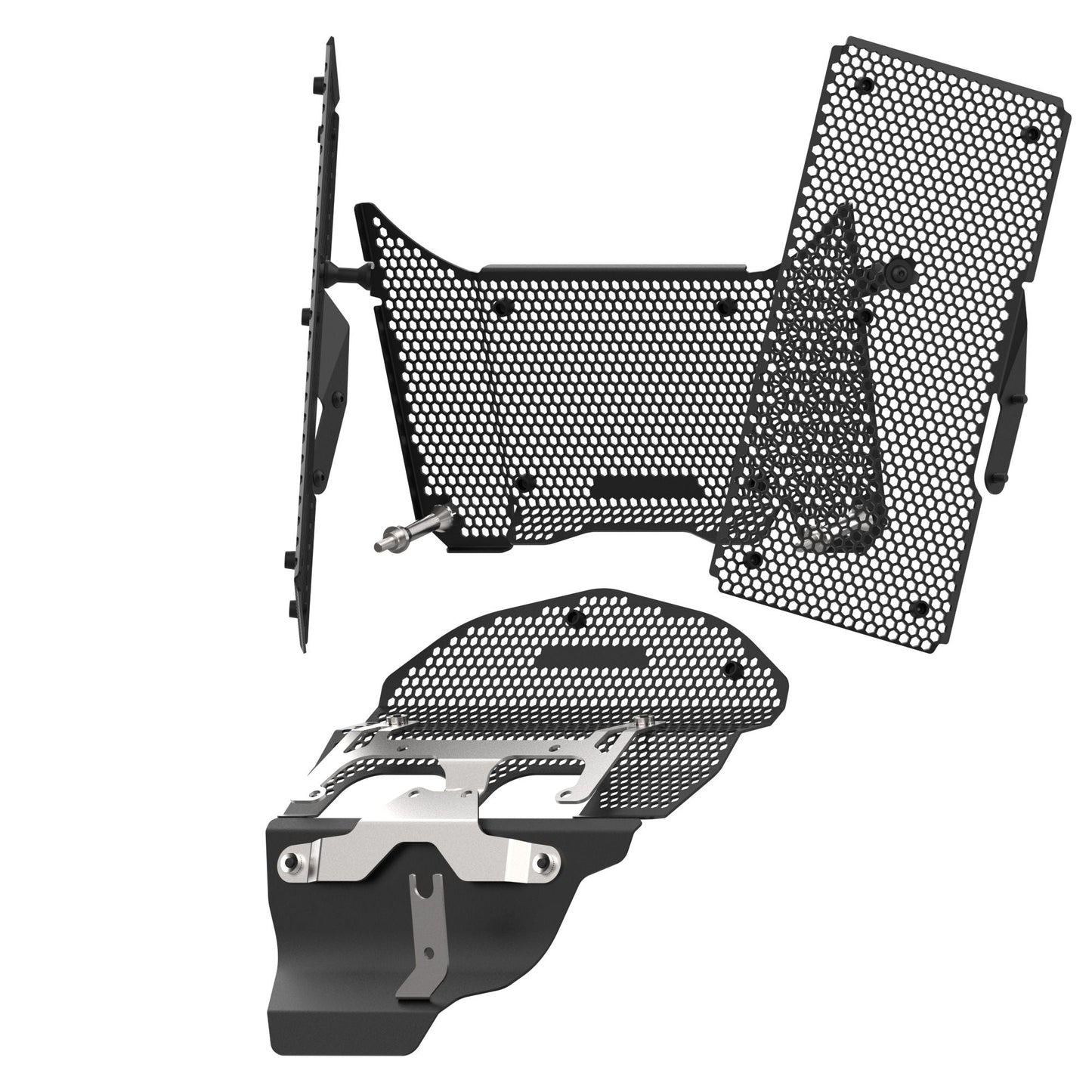 Evotech Ducati Multistrada V4 Radiator Cylinder Head Guard Complete Set (2021+)