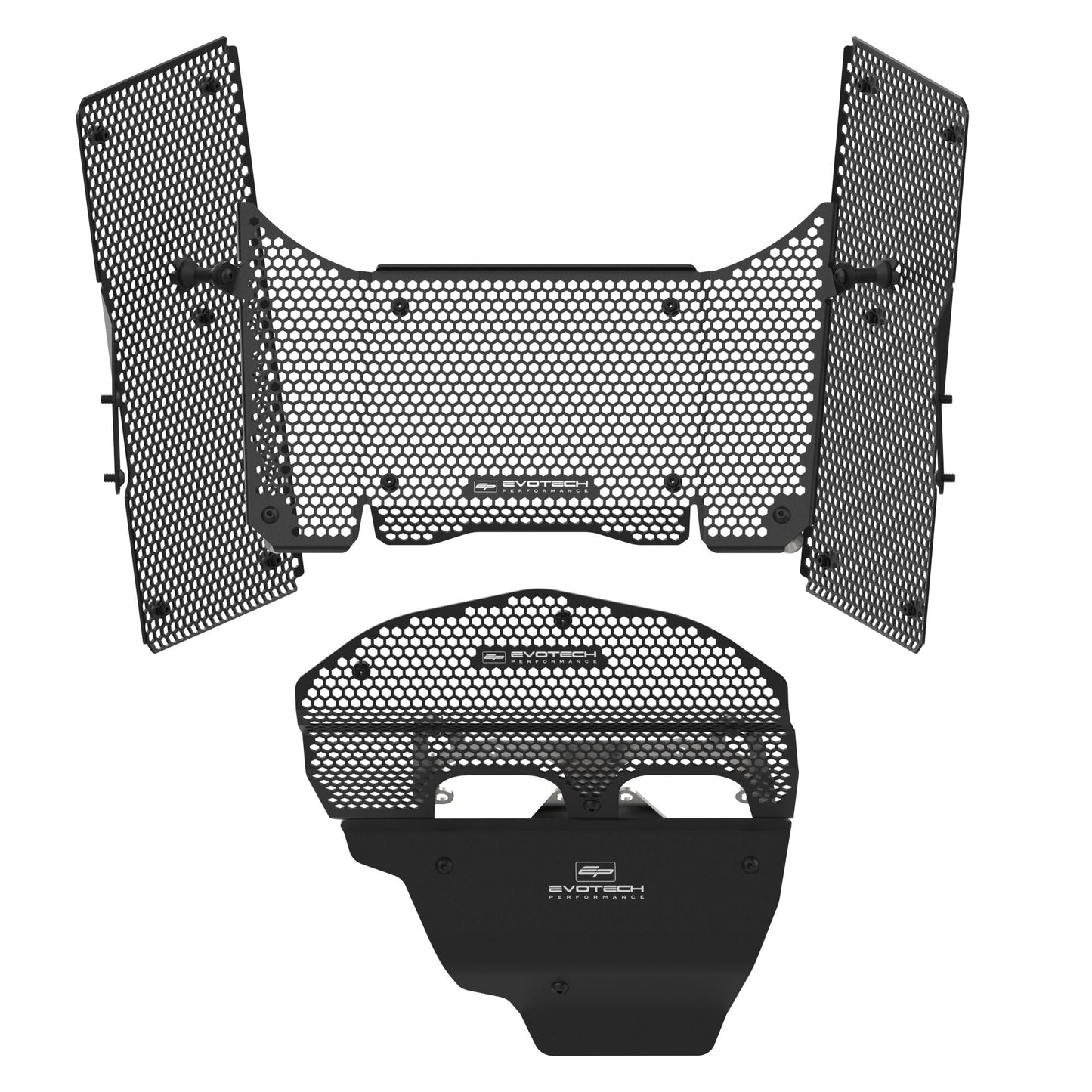 Evotech Ducati Multistrada V4 Radiator Cylinder Head Guard Complete Set (2021+)