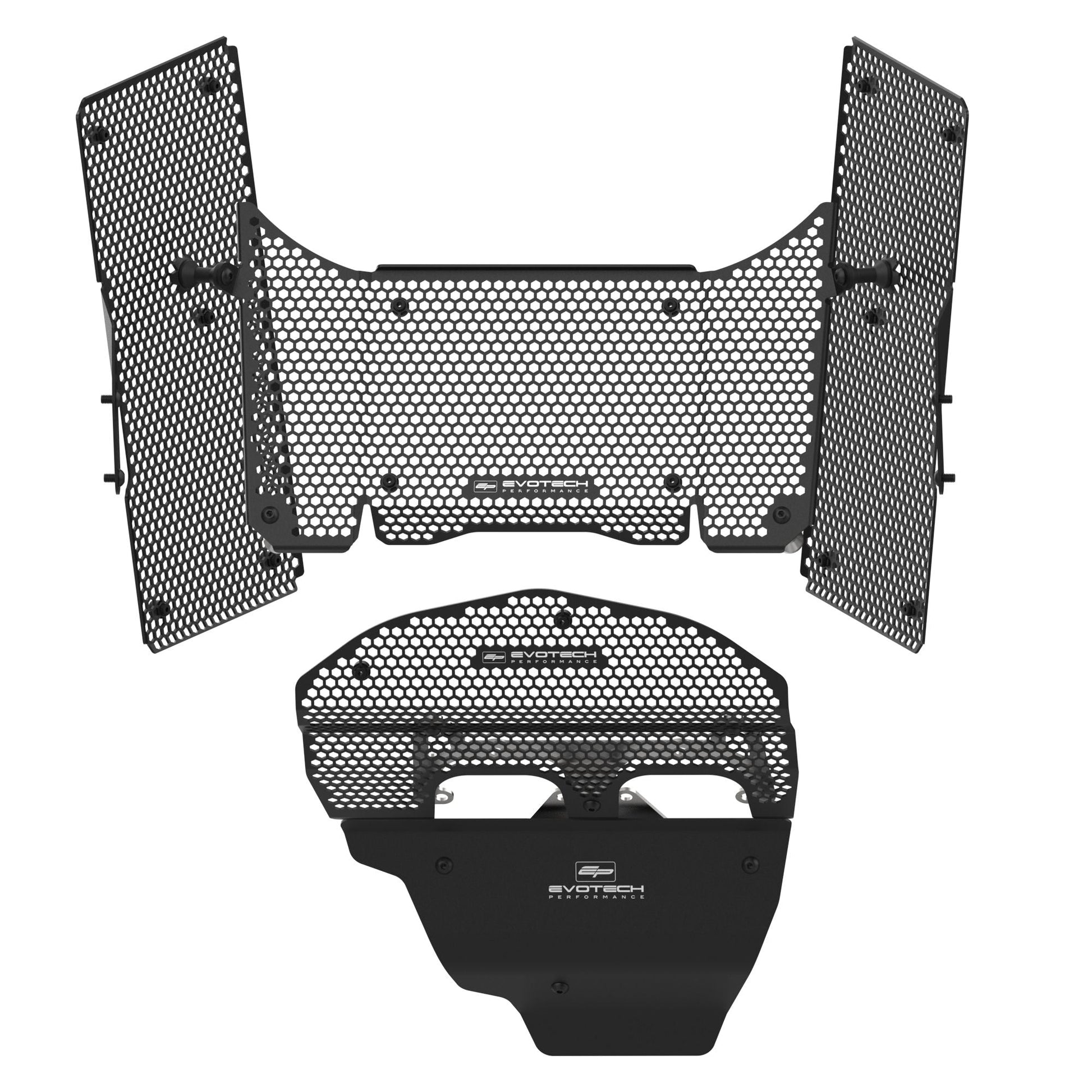 Evotech Multistrada V4 S Grand Tour Radiator Cylinder Head Guard Complete Set (2024+)