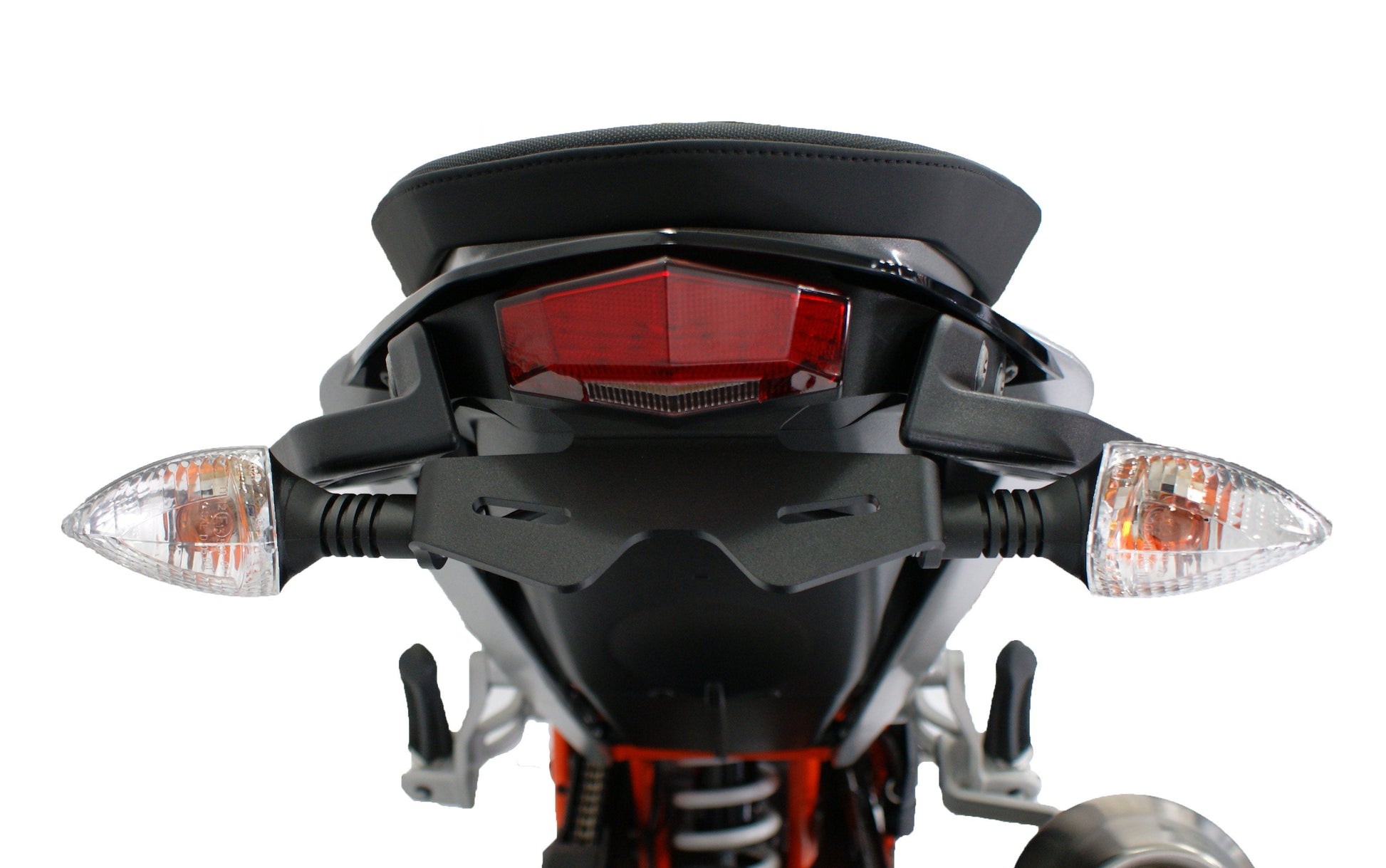 Evotech KTM 690 Duke Kentekenplaathouder 2012 - 2019 (Red Rear Light)