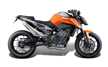 Evotech KTM 790 Duke Kentekenplaathouder (2018-2022) (Clear Rear Light)