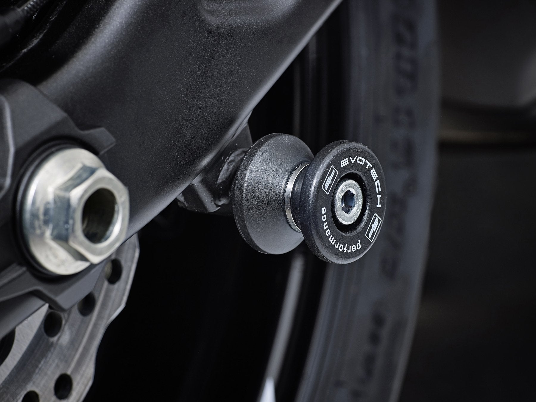 Evotech Paddock Stand Bobbins - Kawasaki Ninja 650 40th Anniversary Edition (2024+)