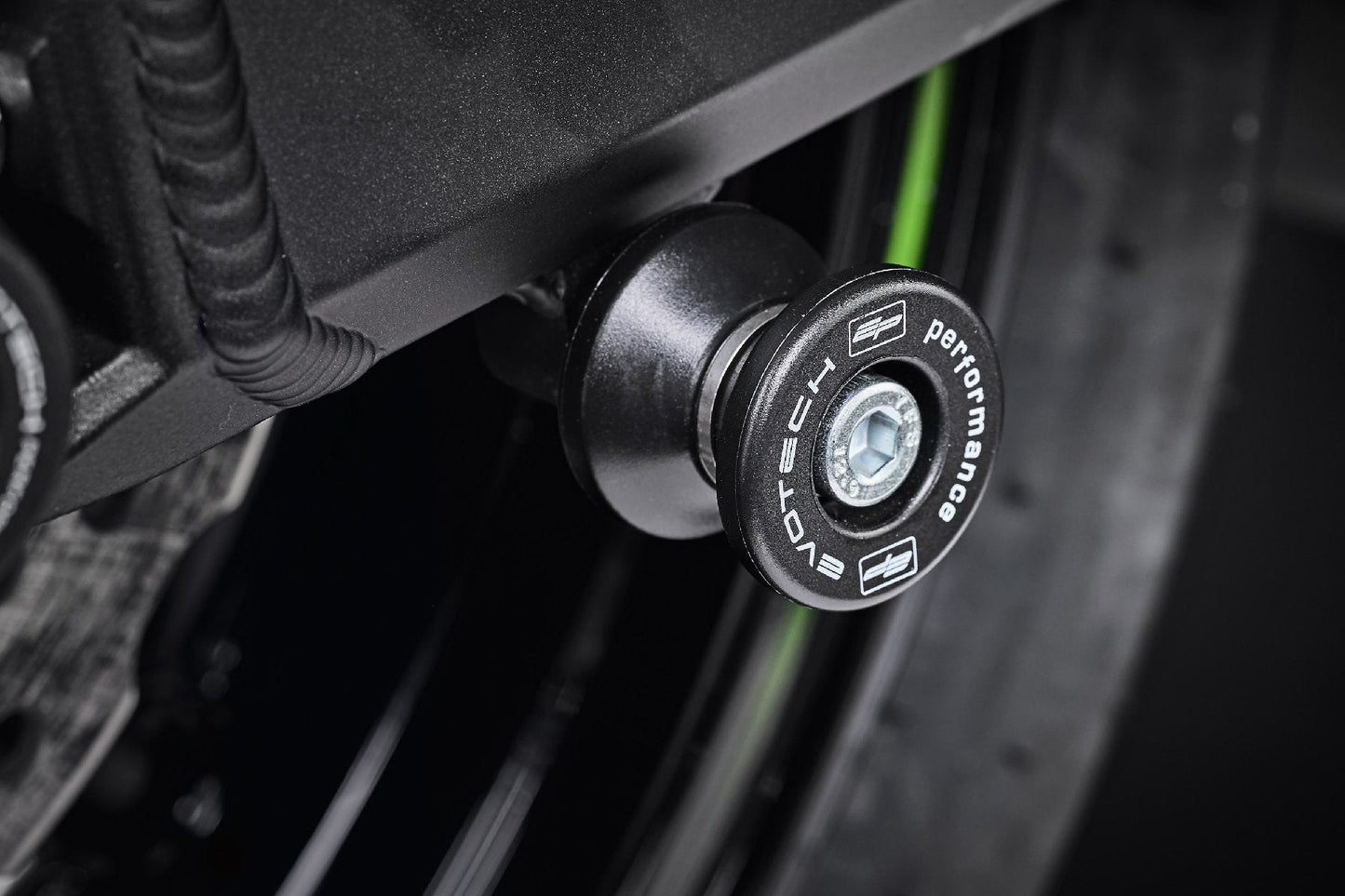 Evotech Paddock Stand Bobbins - Kawasaki Z900 (2017-2024)