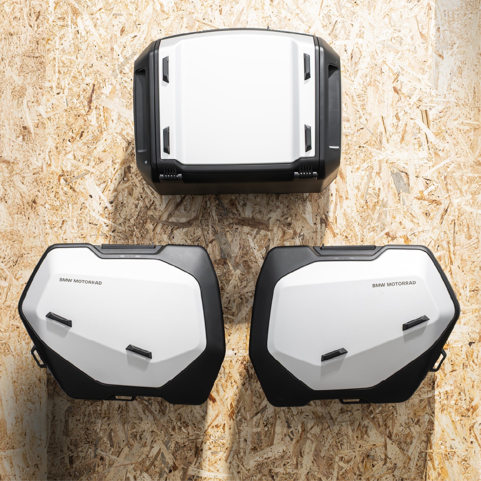 Evotech Vario Top Box / Pannier Wall Mounting Brackets - BMW R 1300 GS Option 719 Tramuntana (2024+)