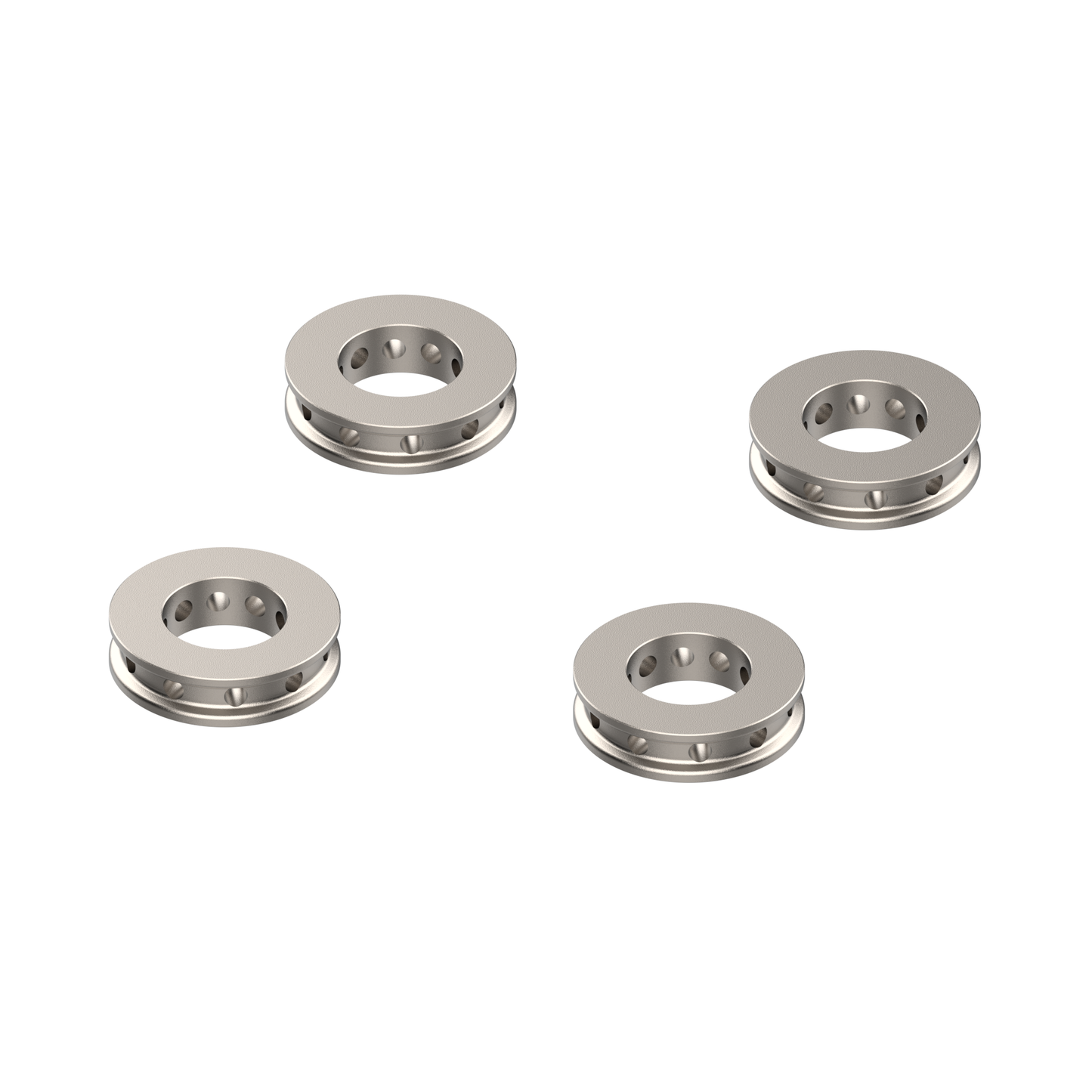 Evotech Ducati Panigale V4 Titanium Remklauw Spacers (2021 - 2024)
