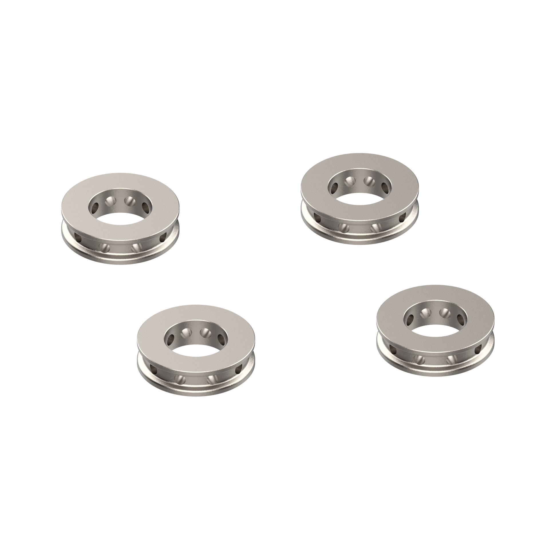 Evotech Ducati Panigale V4R Titanium Remklauw Spacers (2021-2024)