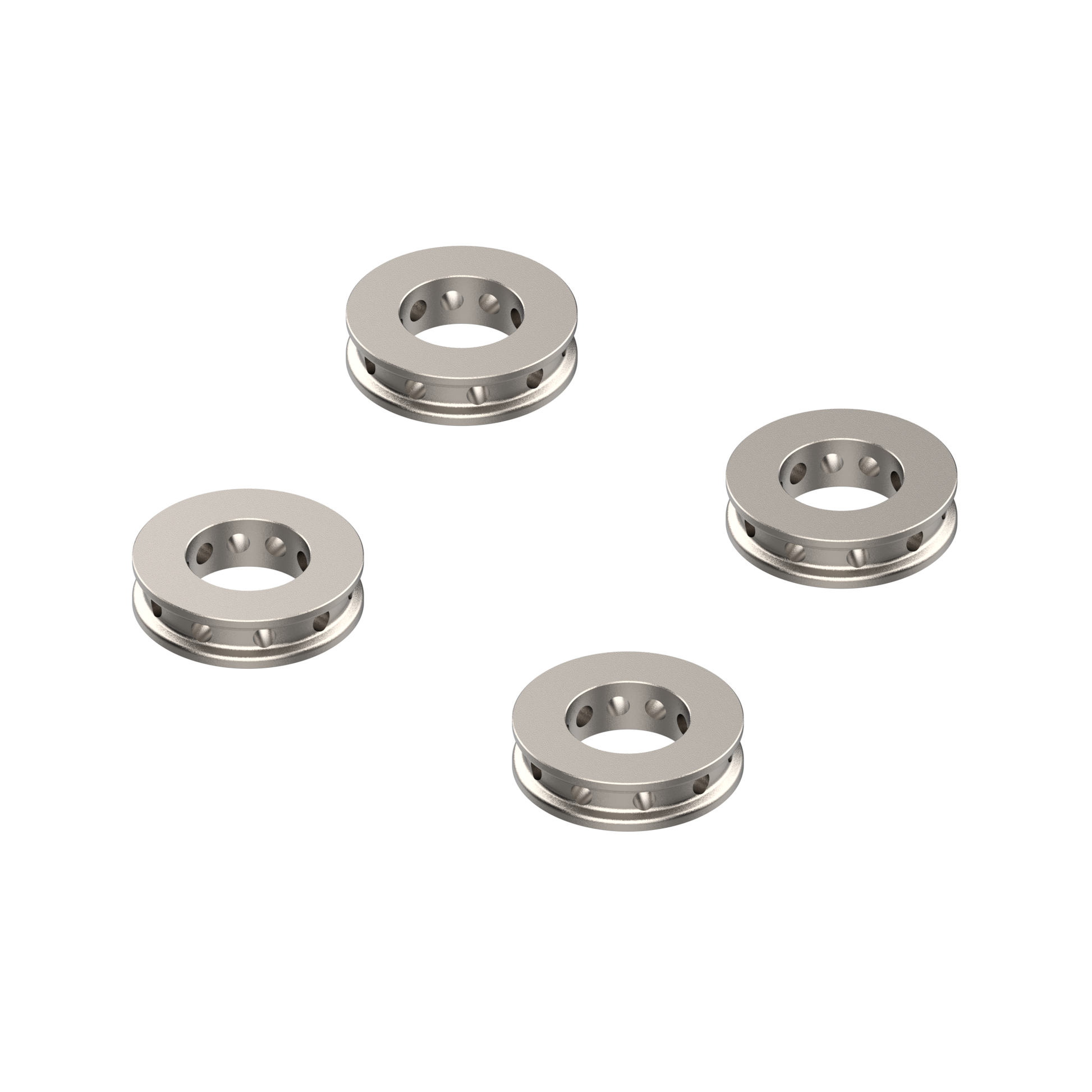 Evotech Ducati Multistrada V4 S Grand Tour Titanium Remklauw Spacers (2024+)