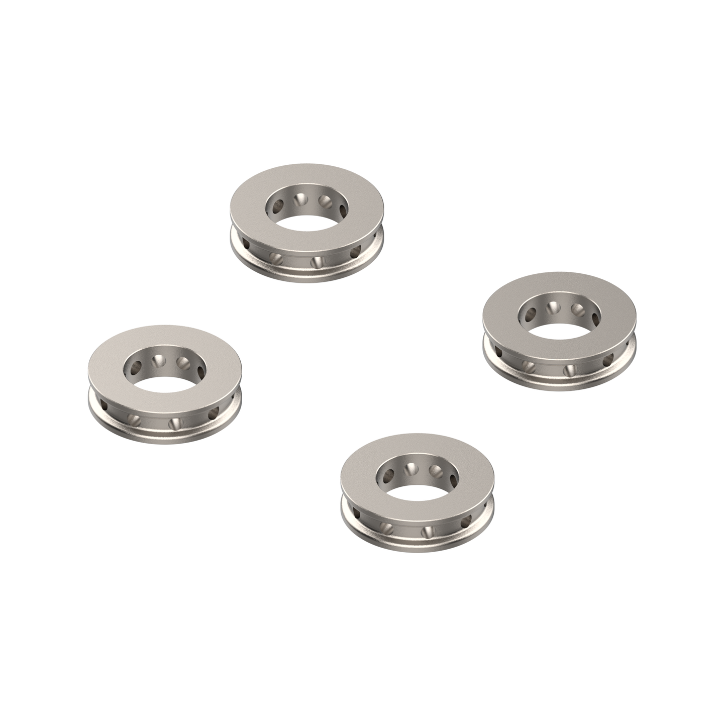 Evotech Ducati Multistrada V4 Titanium Remklauw Spacers (2021+)