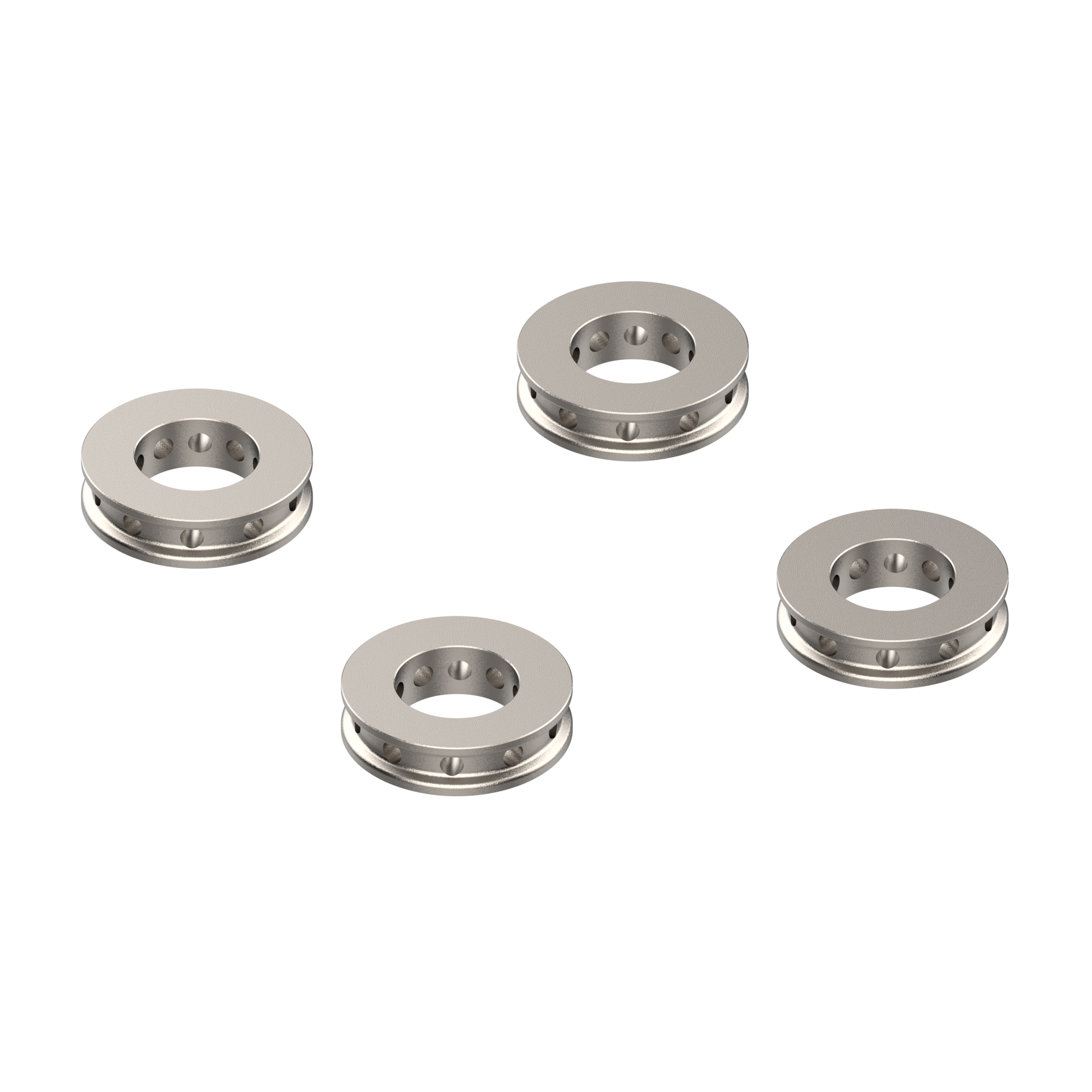 Evotech Ducati Multistrada V4 S Grand Tour Titanium Remklauw Spacers (2024+)