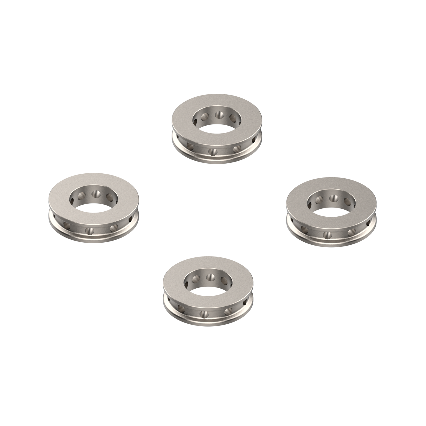 Evotech Ducati Multistrada 1260 Pikes Peak Titanium Remklauw Spacers (2018-2020)